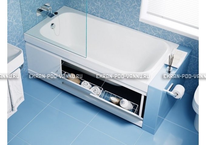 Откидной экран из МДФ Soft Alavann 160 см – купить по цене 9600 руб. в интернет-магазине в городе Ярославль картинка 1