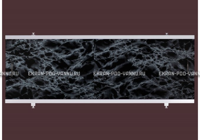 Экран EUROPLEX Универсал черный мрамор – купить по цене 6250 руб. в интернет-магазине в городе Ярославль картинка 1