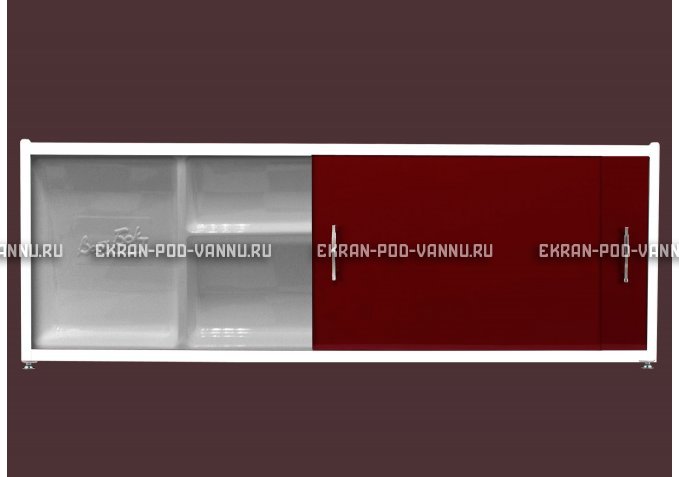 Экран с полочкой - Бордо – купить по цене 6880 руб. в интернет-магазине в городе Ярославль картинка 1