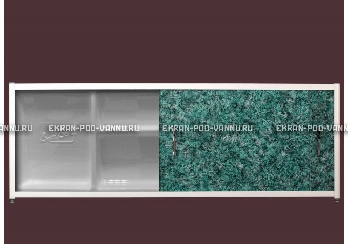 Экран с полкой - Малахит – купить по цене 6280 руб. в интернет-магазине в городе Ярославль картинка 1