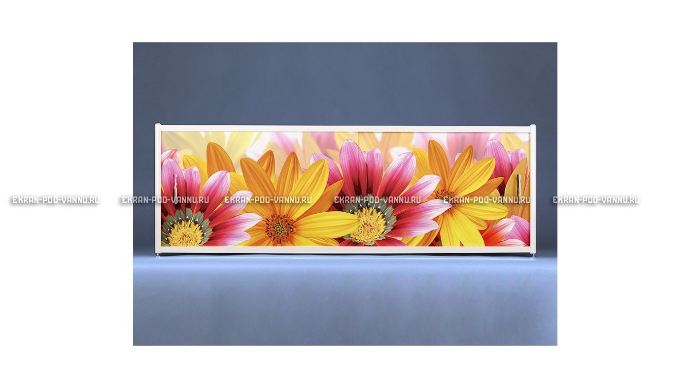 Раздвижной ФОТО экран - Flowers – купить по цене 8500 руб. в интернет-магазине в городе Ярославль картинка 6
