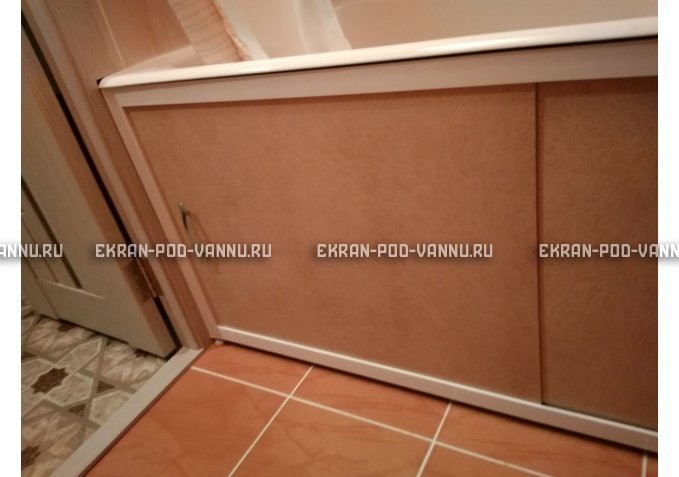 Раздвижной экран EUROPLEX Комфорт бежевый – купить по цене 6750 руб. в интернет-магазине в городе Ярославль картинка 2