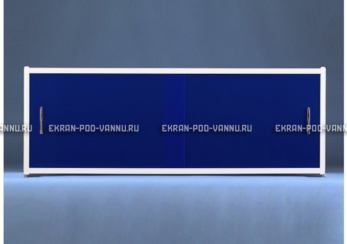 Раздвижной экран EUROPLEX Комфорт синий – купить по цене 6750 руб. в интернет-магазине в городе Ярославль картинка 1