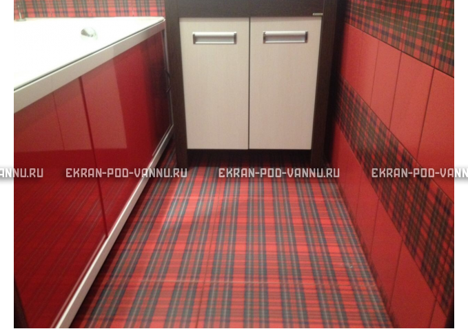 Экран раздвижной EUROPLEX Комфорт красный – купить по цене 6250 руб. в интернет-магазине в городе Ярославль картинка 3