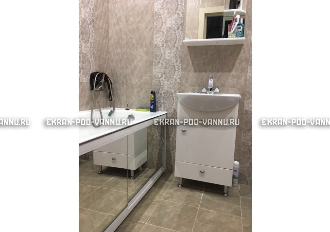 Раздвижной экран EUROPLEX Роликс Зеркальный – купить по цене 9700 руб. в интернет-магазине в городе Ярославль картинка 5