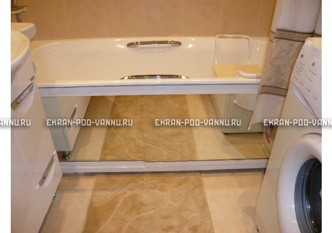 Раздвижной экран EUROPLEX Роликс Зеркальный – купить по цене 9700 руб. в интернет-магазине в городе Ярославль картинка 3