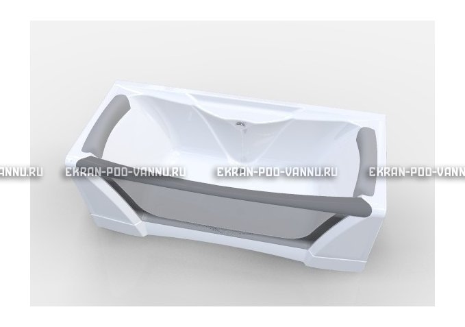 Прозрачная ванна 1MarKa Dolce Vita 180x80 – купить по цене 43200 руб. в интернет-магазине в городе Ярославль картинка 2