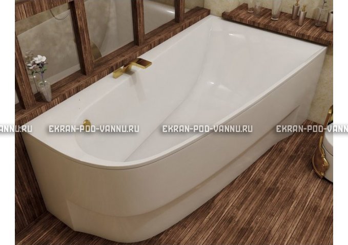 Акриловая ванна Vayer Boomerang 170x90 – купить по цене 47600 руб. в интернет-магазине в городе Ярославль картинка 1