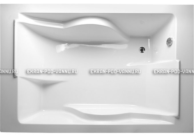 Акриловая ванна Vayer Coral 180x120 – купить по цене 33850 руб. в интернет-магазине в городе Ярославль картинка 2