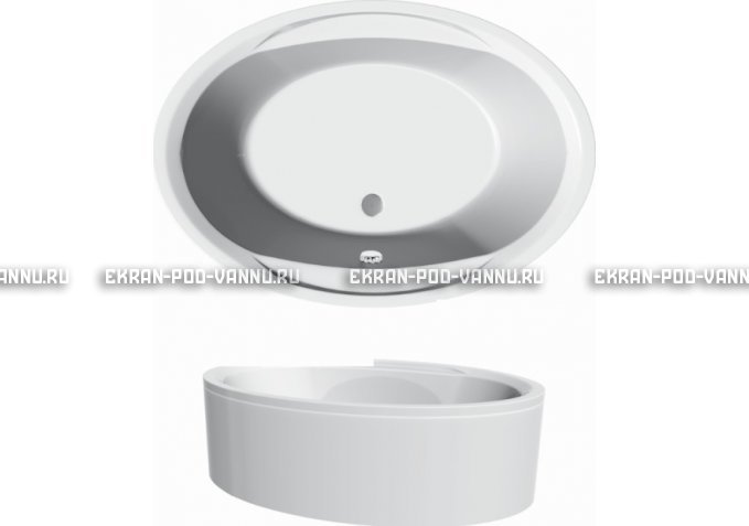 Акриловая ванна Vayer Opal 180x120 – купить по цене 33850 руб. в интернет-магазине в городе Ярославль картинка 3
