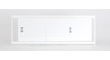Экран из МДФ EMMY Монро 170 белый в алюминиевой раме – купить по цене 5800 руб. в интернет-магазине в городе Ярославль картинка 53