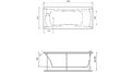 Акриловая ванна Relisan Loara 180x80 – купить по цене 23580 руб. в интернет-магазине в городе Ярославль картинка 17