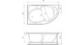 Акриловая ванна Relisan Sofi 170x105 – купить по цене 23480 руб. в интернет-магазине в городе Ярославль картинка 17
