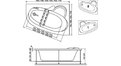 Акриловая ванна Relisan Ariadna 150x110 – купить по цене 24690 руб. в интернет-магазине в городе Ярославль картинка 13