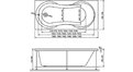 Акриловая ванна Relisan Lada 130x70 – купить по цене 11030 руб. в интернет-магазине в городе Ярославль картинка 13