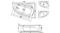 Акриловая ванна Relisan Zoya 140x90 – купить по цене 19000 руб. в интернет-магазине в городе Ярославль картинка 13