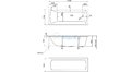 Акриловая ванна 1MarKa Modern 130x70 – купить по цене 8620 руб. в интернет-магазине в городе Ярославль картинка 21