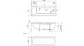 Акриловая ванна 1MarKa Modern 150x70 – купить по цене 9210 руб. в интернет-магазине в городе Ярославль картинка 17
