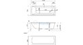 Акриловая ванна 1MarKa Modern 160x70 – купить по цене 9410 руб. в интернет-магазине в городе Ярославль картинка 21