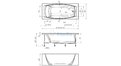 Отрезная ванна 1MarKa Pragmatika 173-155х75 см  – купить по цене 15450 руб. в интернет-магазине в городе Ярославль картинка 25