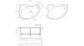Акриловая ванна 1MarKa Catania 160x100 – купить по цене 17650 руб. в интернет-магазине в городе Ярославль картинка 13