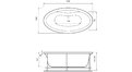 Акриловая ванна Vayer Beta 194x100 – купить по цене 56340 руб. в интернет-магазине в городе Ярославль картинка 17