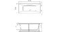 Акриловая ванна Vayer Casoli 170x75 – купить по цене 19110 руб. в интернет-магазине в городе Ярославль картинка 10