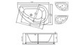 Акриловая ванна Vayer Ismena 160x105 – купить по цене 28350 руб. в интернет-магазине в городе Ярославль картинка 21